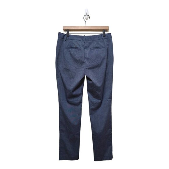 Banana Republic Martin Fit Blue Straight Leg Trousers Sz 8L - Picture 5 of 8